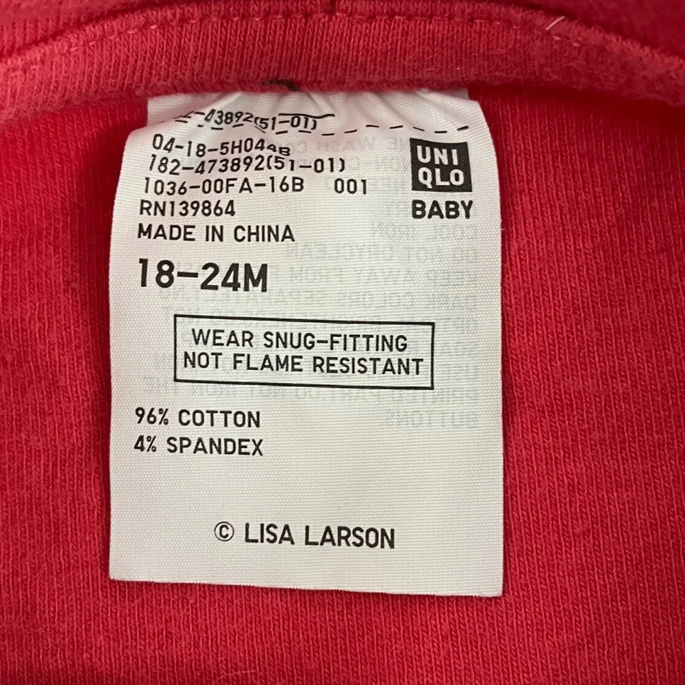 Uniqlo Cat Dress (size 18-24m) - Picture 5 of 5